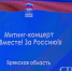 В Брянске проводят митинг-концерт «Вместе! За Россию!» - Газета Заря