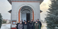 Карачевские студенты убрали территорию вокруг храма - Газета Заря