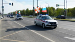 Брянские росгвардейцы присоединились к патриотическому автопробегу