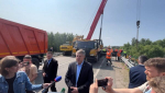 Ликвидация последствий происшествия в Выгоничском районе