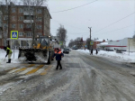 В Карачевском районе продолжаются работы по зимнему содержанию дорог.