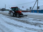 В Карачевском районе полным ходом идет масштабная уборка снега