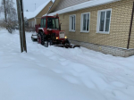 В Карачевском районе полным ходом идет масштабная уборка снега