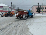  Карачевский район проводит масштабную уборку после снегопада.