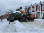 В Карачевском районе коммунальщики и дорожники  борются с последствиями снегопада